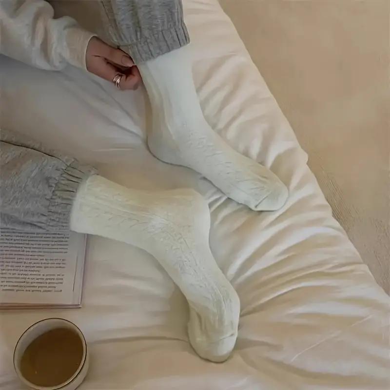 Warm winter plush socks