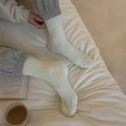 Warm winter plush socks